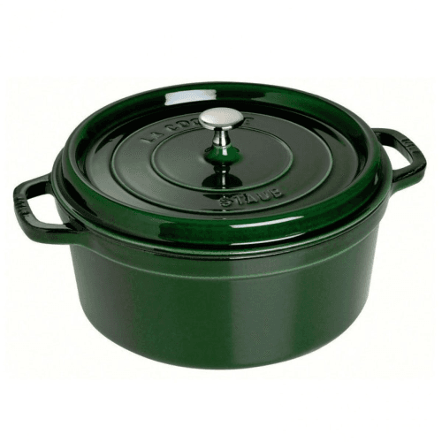 Image showing the Round cocotte, 28cm, Basil product.