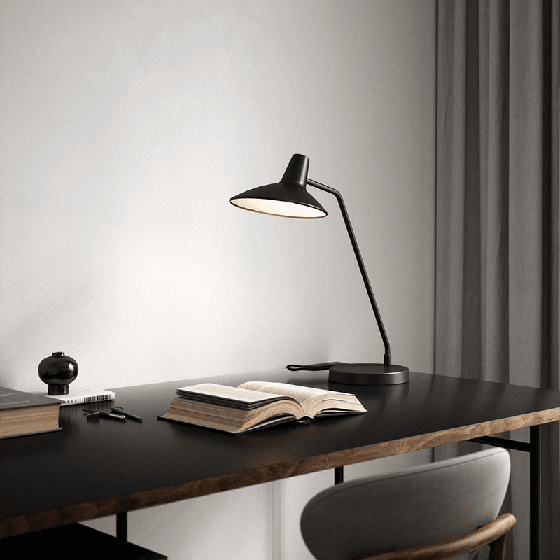 Darci Table Lamp, H55cm, Black
