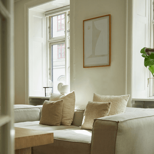 Image showing the Consume Framed Print, 50 x 70cm, White product.