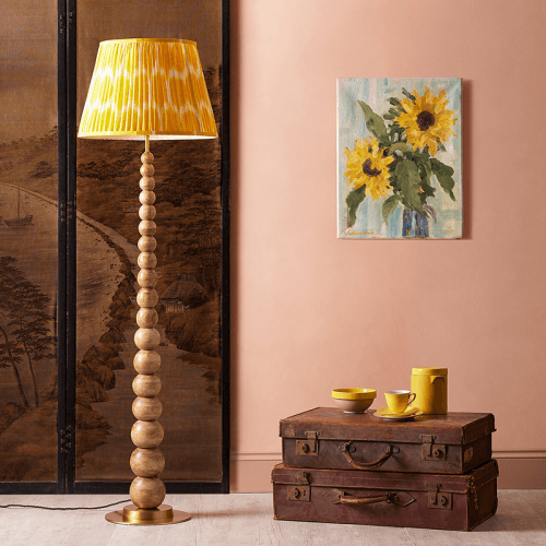 Image showing the Rahul Standing lamp, H132cm, Warm Wood product.