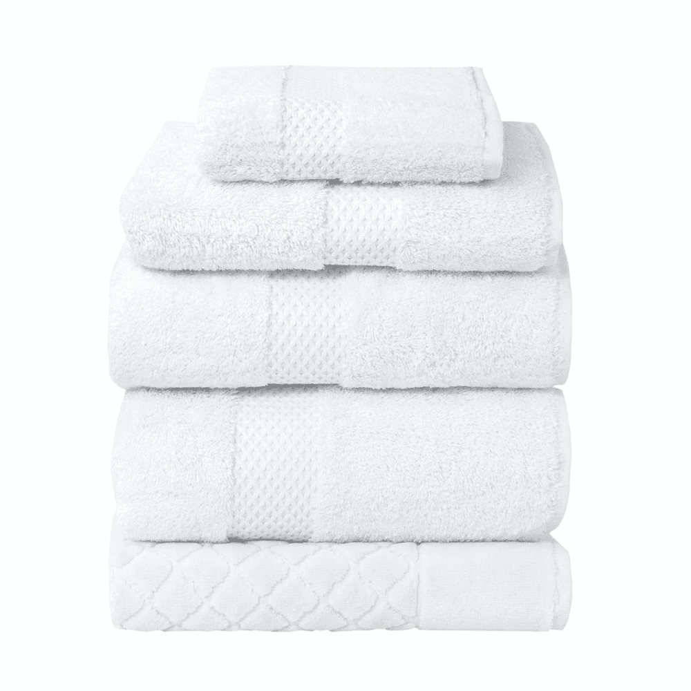 Etoile Shower towel, 70 x 140cm, Blanc