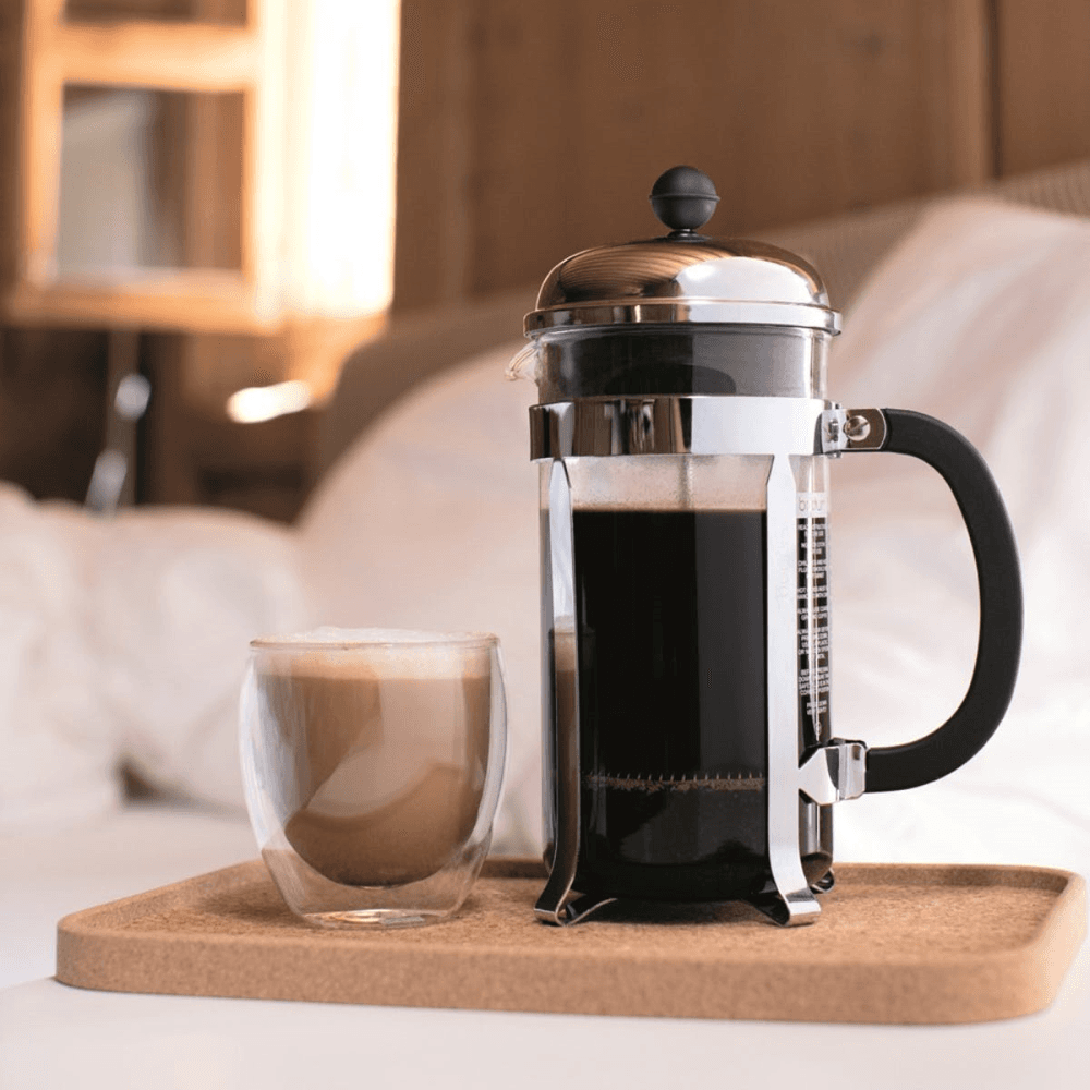 Chambord 8 cup coffee maker, 1 litre, Shiny