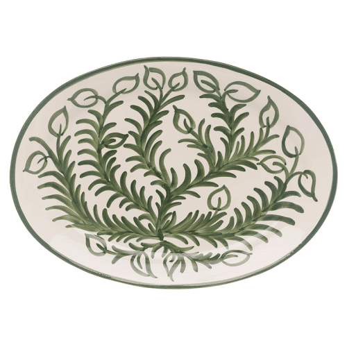Image showing the Vina Serving Platter, L36 x W26.5cm, Green product.