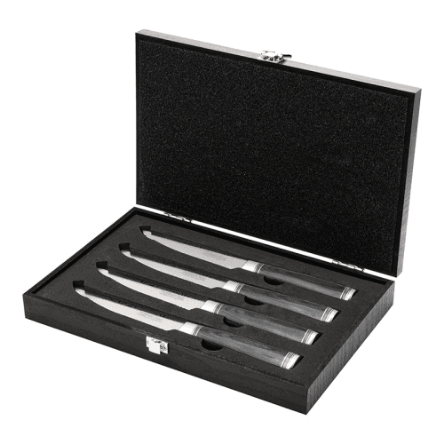 Image showing the Katana Saya Pakkawood 4 Pce Steak Knife Set product.