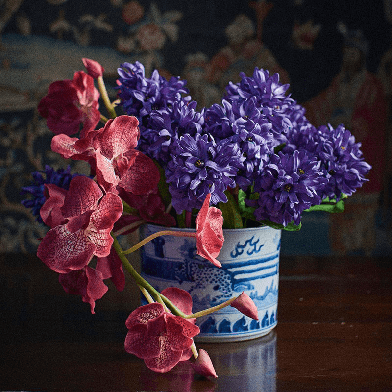 Daqing Planter, small, Blue