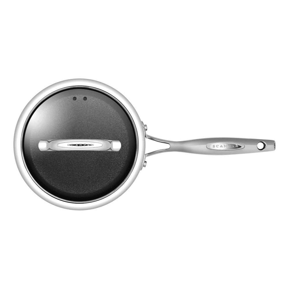 HaptIQ Saucepan with lid, Dia18cm, Metallic