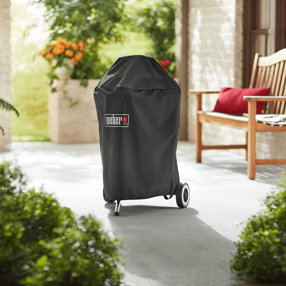 Premium barbeque cover - fits 47cm charcoal barbeques, H82.55 x W50.8 x D52.07cm, Black