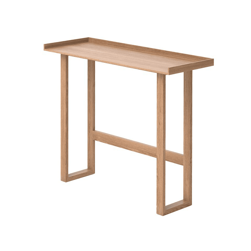 Slim Laptop Writing Table, H74 x W110cm, Oak