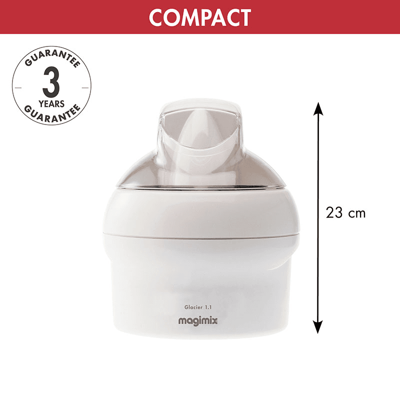Le Glacier Ice cream maker - 11047, 1.1 litre, White