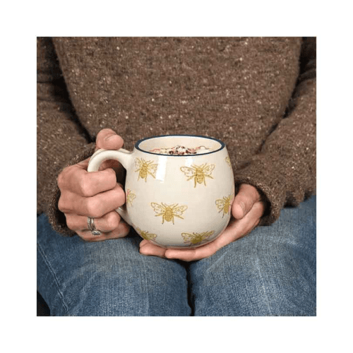 Image showing the Bees Mug, Stoneware, 500ml product.
