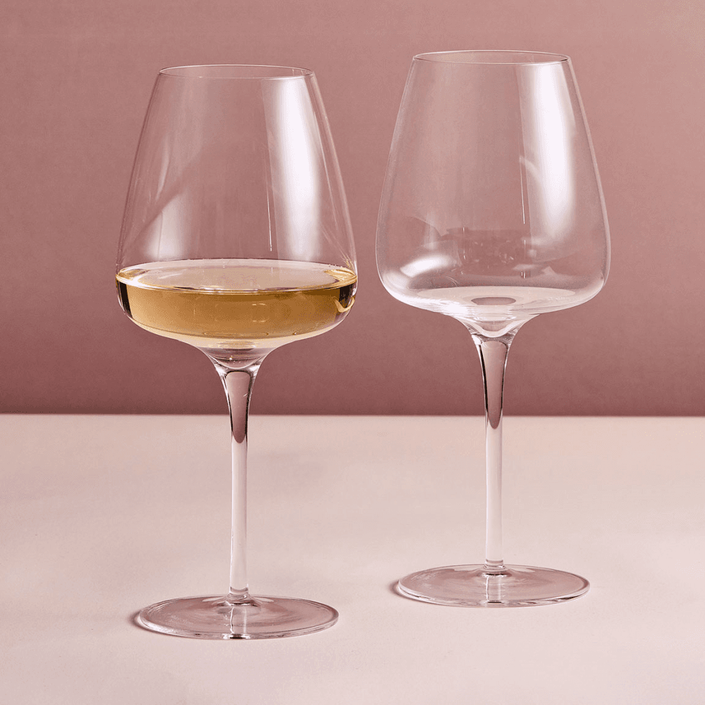 Juno Set of 2 White Wine Glasses