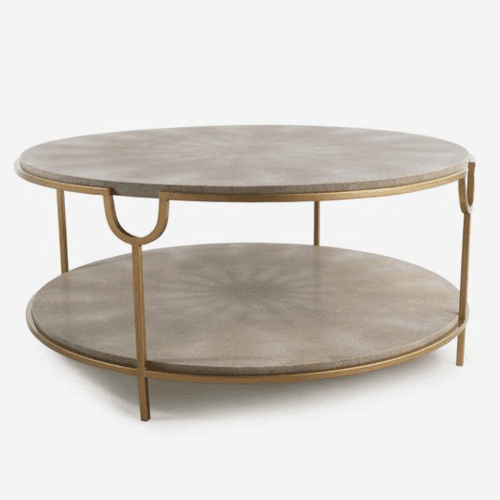 Image showing the Katia Coffee table, H46 x D98cm, Cream product.