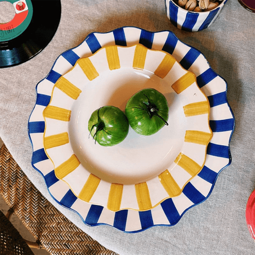 Image showing the Scalloped Breakfast Plate, D22cm, Yellow product.