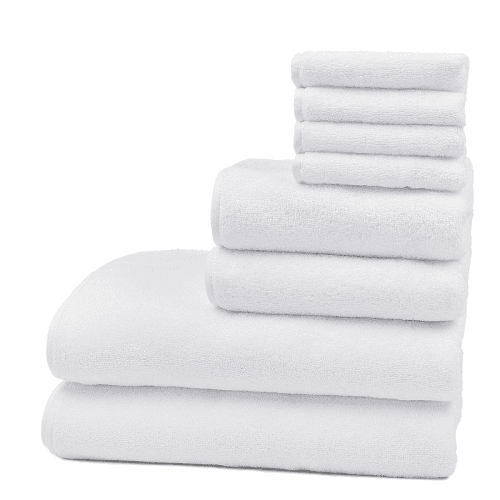 Image showing the Georgina Signature Towel Bundle, White product.