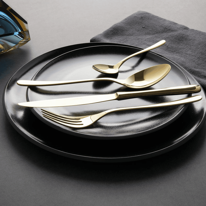 Taste 24 Piece Cutlery Set, Gold