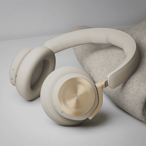 Image showing the Beoplay HX Headphones, Gold Tone product.