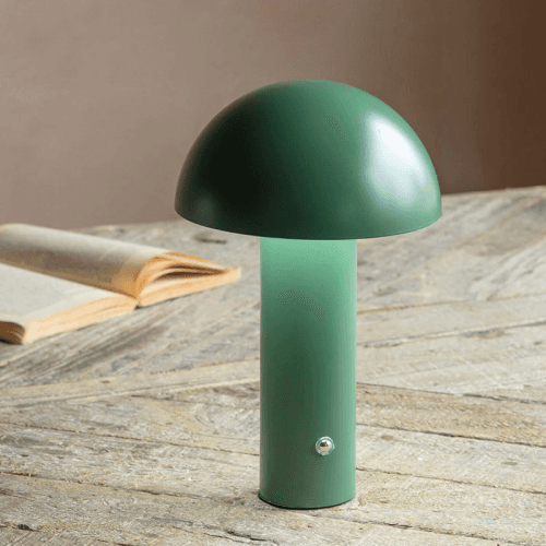 Image showing the Solana Dome LED Lamp, H25cm, Green product.