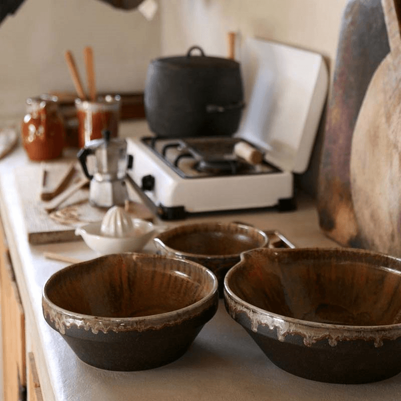 Poterie Mixing Bowl, D27cm, Mocha Latte