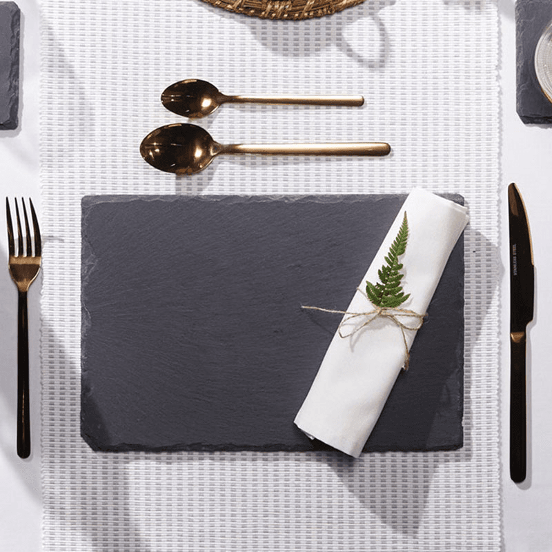 Set of 4 slate placemats