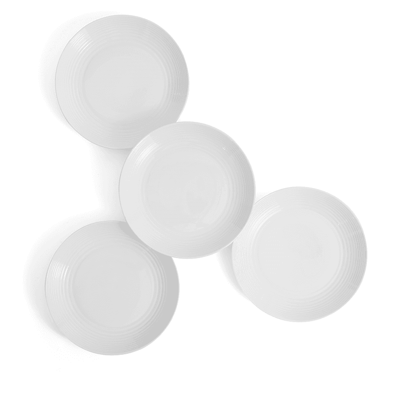 Gordon Ramsay Maze Set of 4 Plates, D28cm, White