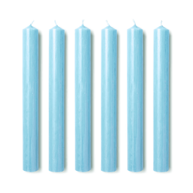Larkspur Blue Dinner Candles