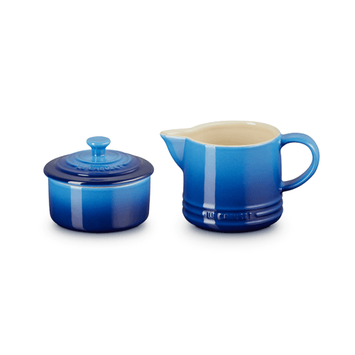Image showing the Stoneware Milk & Sugar Set, Azure product.