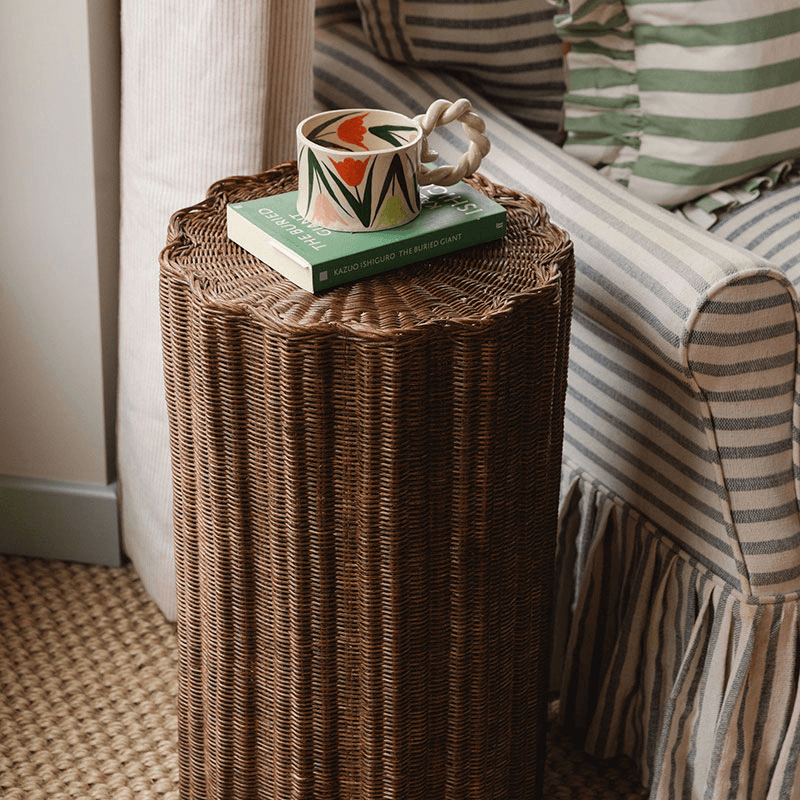 Connie Wavy Side Table, Teak
