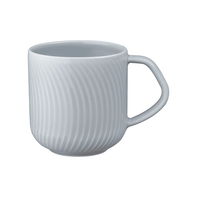 Arc Set of 2 Large Mugs, 400ml, Grey