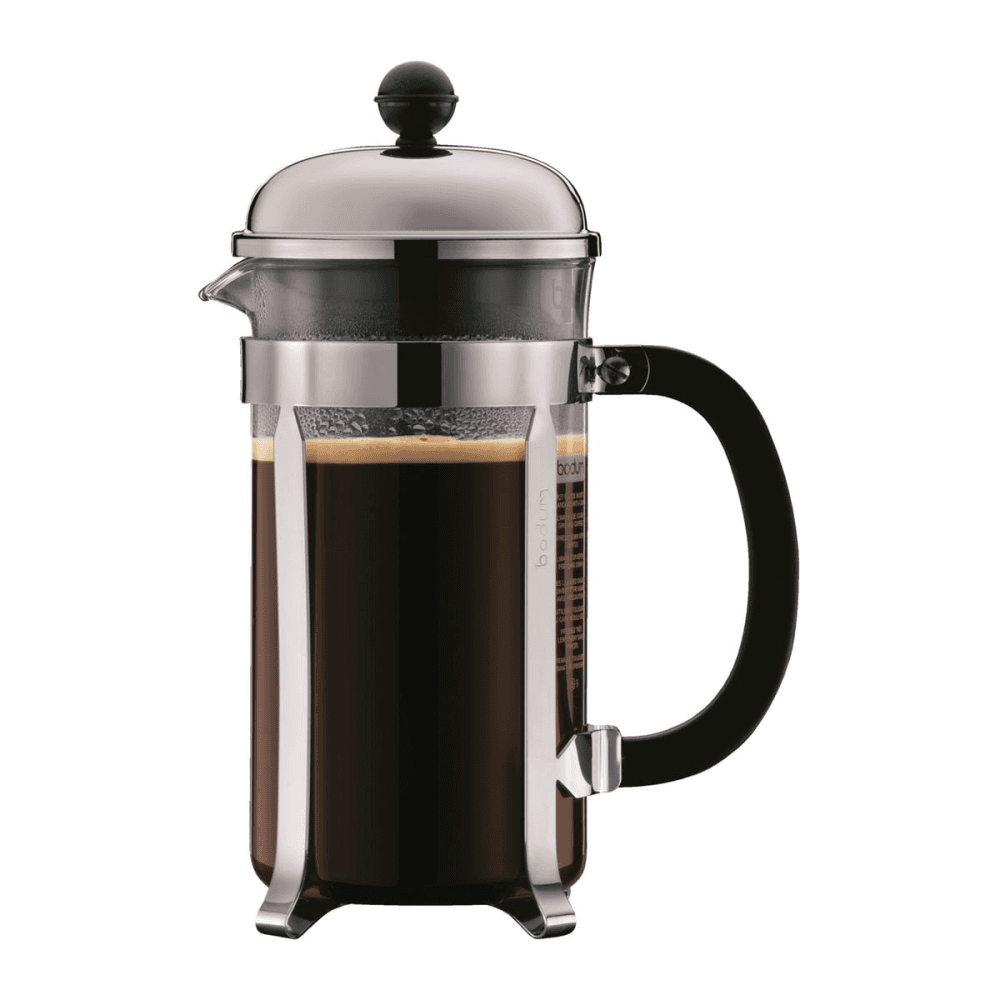 Chambord 8 cup coffee maker, 1 litre, Shiny