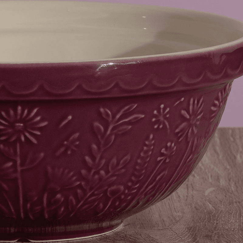 In The Meadow Daisy Mixing Bowl, D26cm, Purple