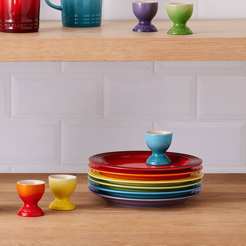 Set of 6 Vancouver Diner Plate, 27cm, Rainbow