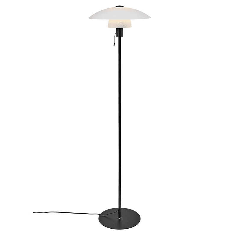 Verona Floor Lamp, H150cm, Opal White