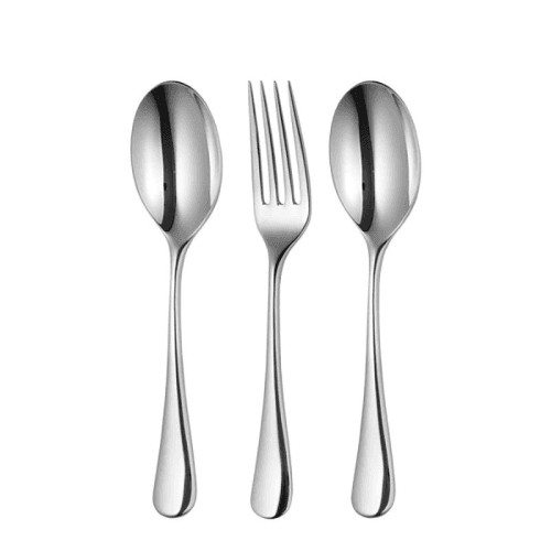 Image showing the Radford 3 Piece Serving Set, Stainless Steel product.