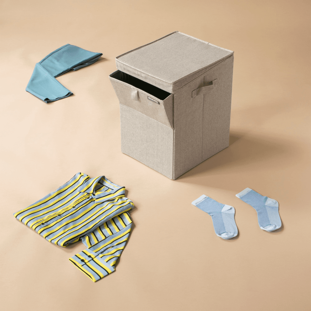 Stackable laundry box, 35 litre, Grey