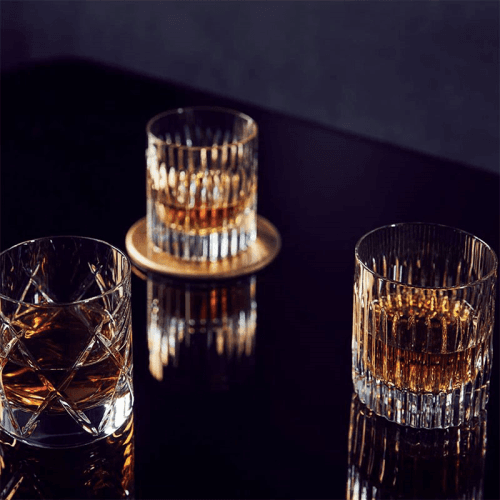 Image showing the Connoisseur Aras Pair of Whiskey Glasses, 350ml, Clear product.