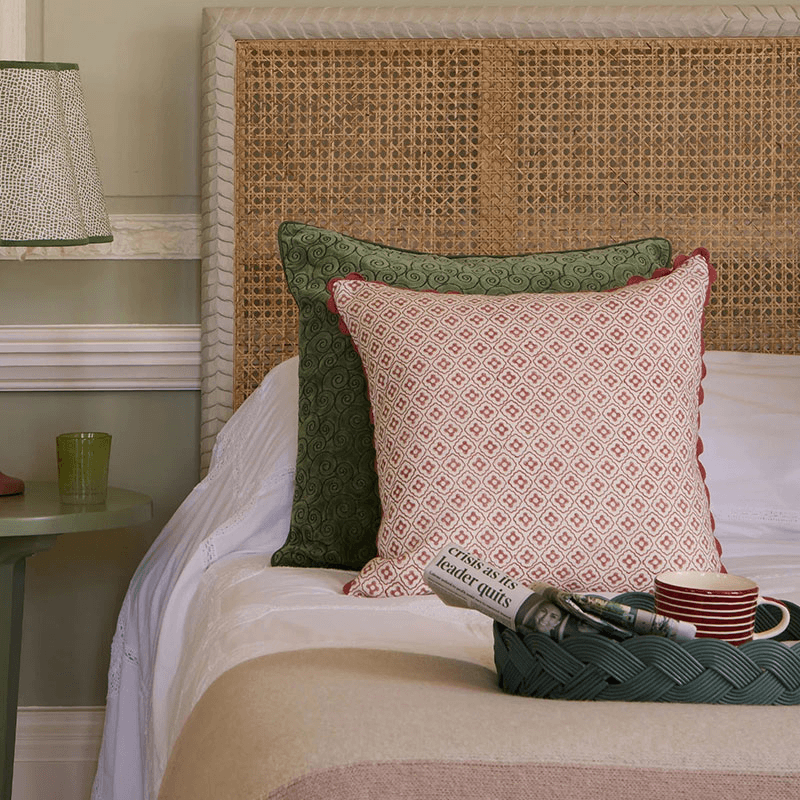 Finestra Print Cushion, 50 x 50cm, Pink