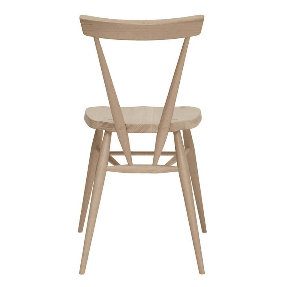 Originals Stacking Chair, L.Ercolani by Ercol, H80 x W49 x D50cm, Natural