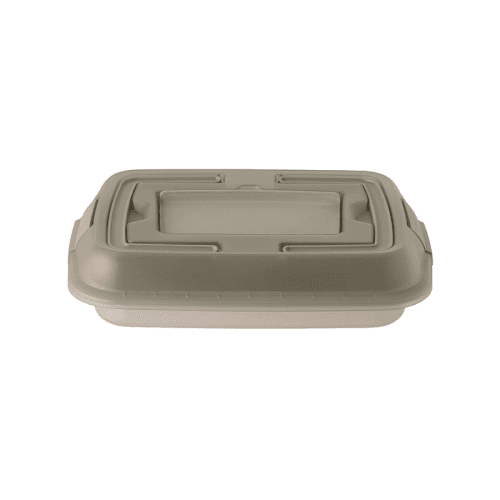 Image showing the Leo Balance Covered Cake Pan with Slicer, Carbon Steel product.