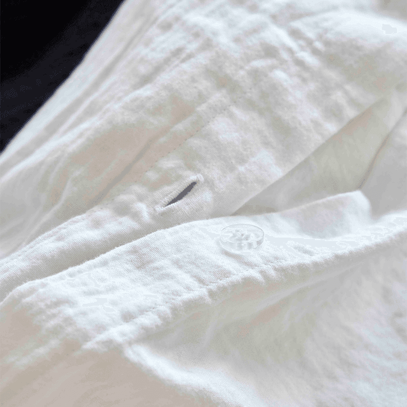 Organic Retreat Duvet Set, Double, White