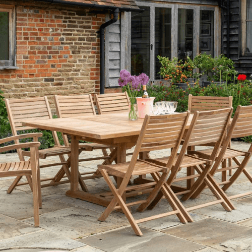 Image showing the Orchid Rectangular Extending Table, L200-300cm, Teak product.
