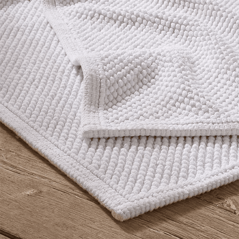 Arno Medium Bath Mat, 50 x 80cm, White