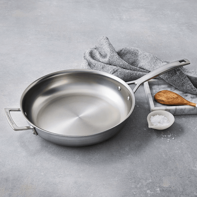 Classic 3-ply Uncoated Frying Pan, 24cm, Stainless Steel