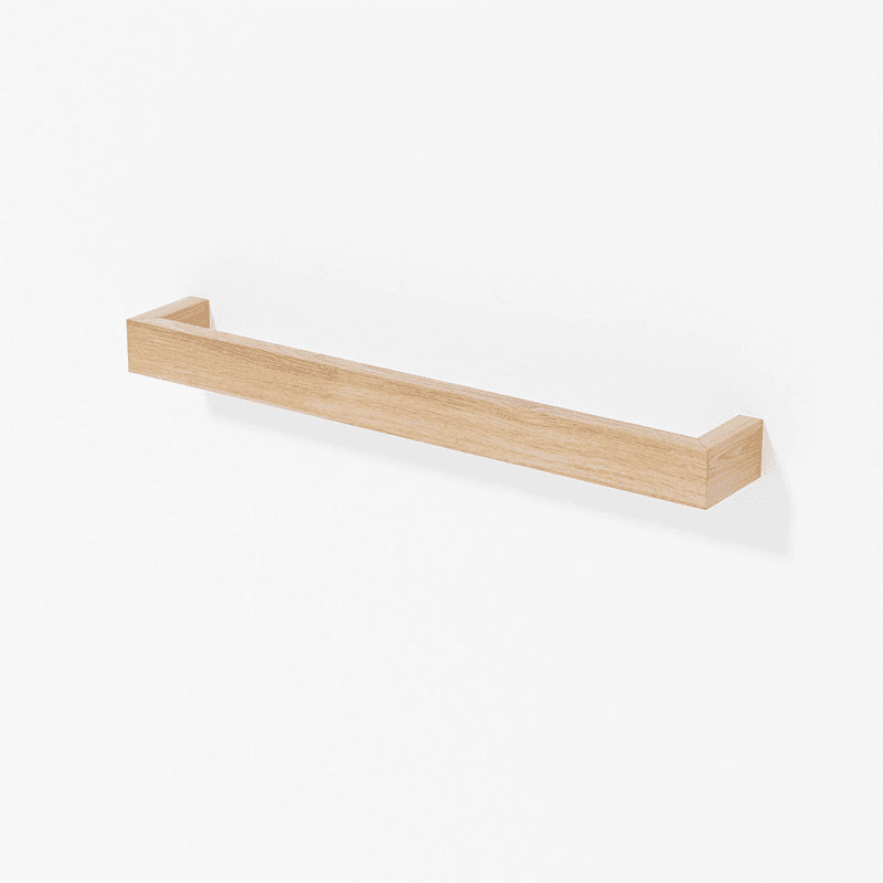 Slimline Sinlge Towel Rail, L60cm, Beige