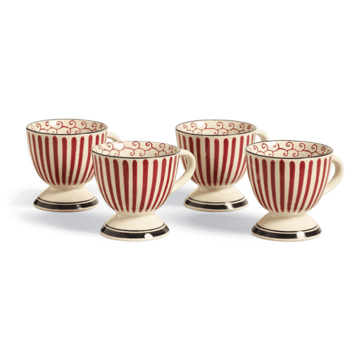 Image showing the Kintaro Set of 4 Mugs, Cochineal product.
