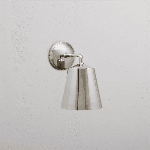 Image showing the Richmond  Wall Light, H17cm, Polished Nickel product.