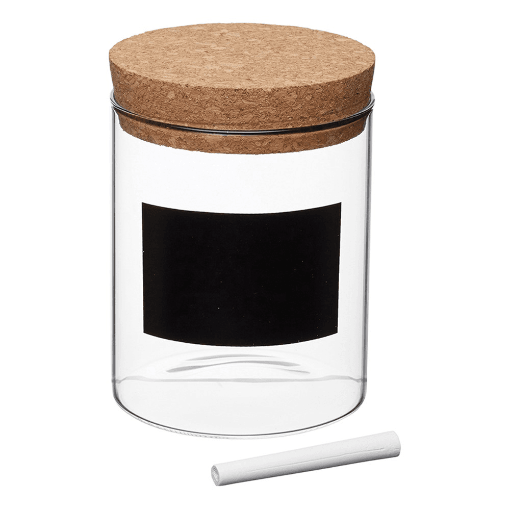 Natural Elements Storage canister, 10 x 14cm, Glass