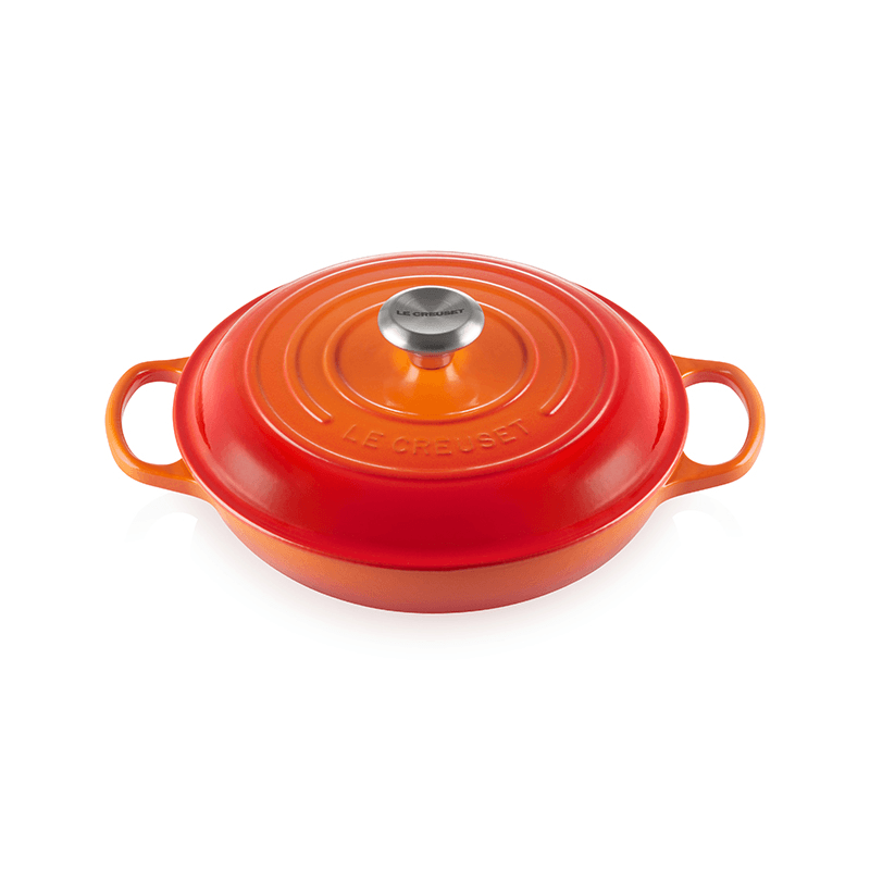 Signature Cast Iron Shallow casserole, 30cm - 3.2 litre, Volcanic