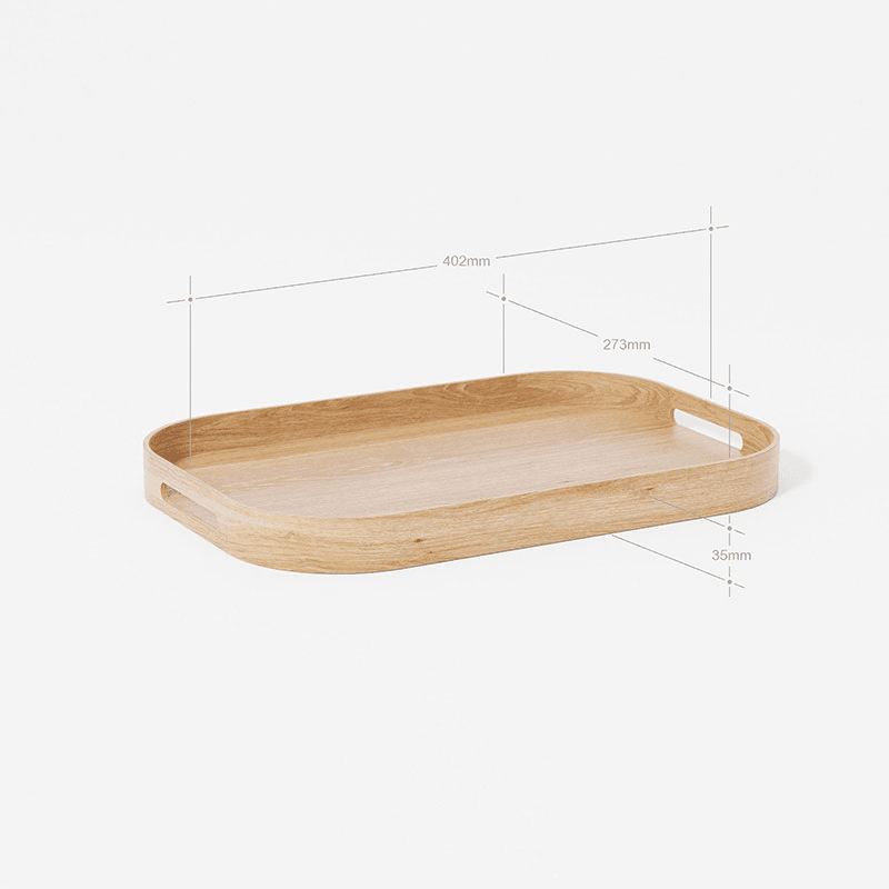 Bellhop 402 Rectangular Tray, Oak