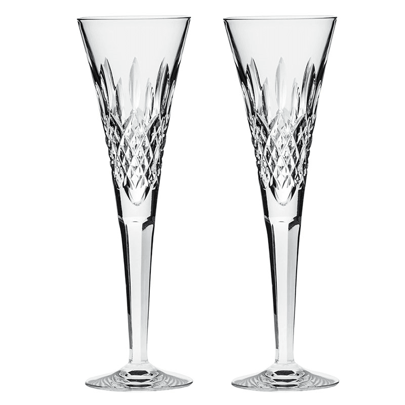 Mayfair Set of 2 Champagne Flutes, 170ml, Clear