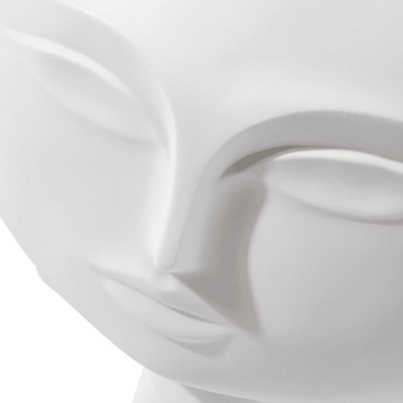 Muse Sun Vase, H39cm, White